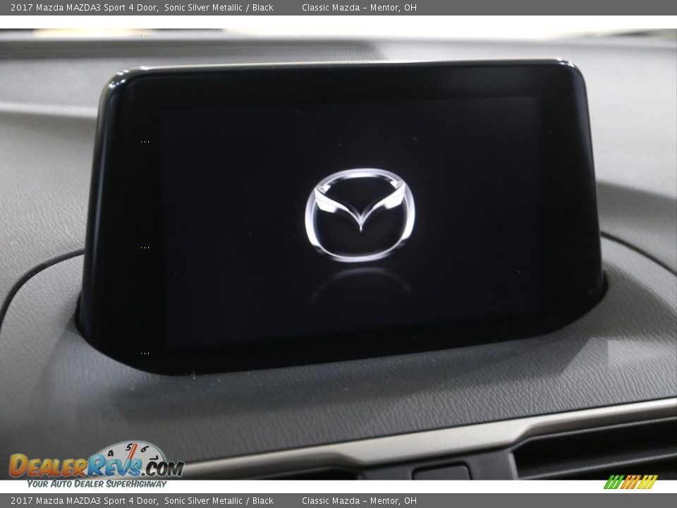 2017 Mazda MAZDA3 Sport 4 Door Sonic Silver Metallic / Black Photo #10