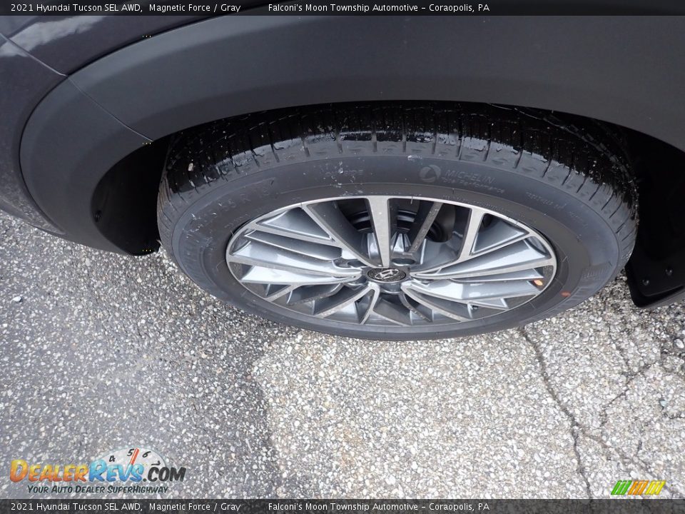 2021 Hyundai Tucson SEL AWD Magnetic Force / Gray Photo #7