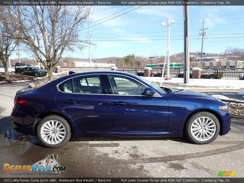 Montecarlo Blue Metallic 2021 Alfa Romeo Giulia Sprint AWD Photo #4