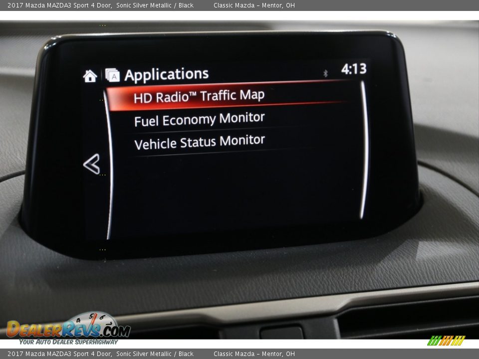 2017 Mazda MAZDA3 Sport 4 Door Sonic Silver Metallic / Black Photo #15