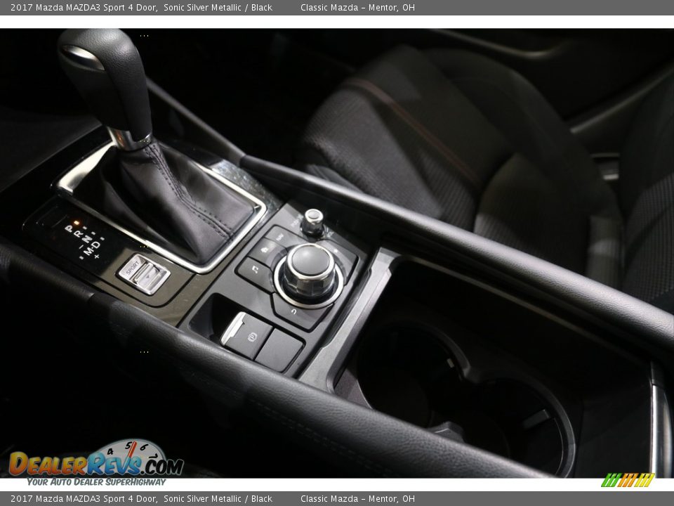 2017 Mazda MAZDA3 Sport 4 Door Sonic Silver Metallic / Black Photo #19