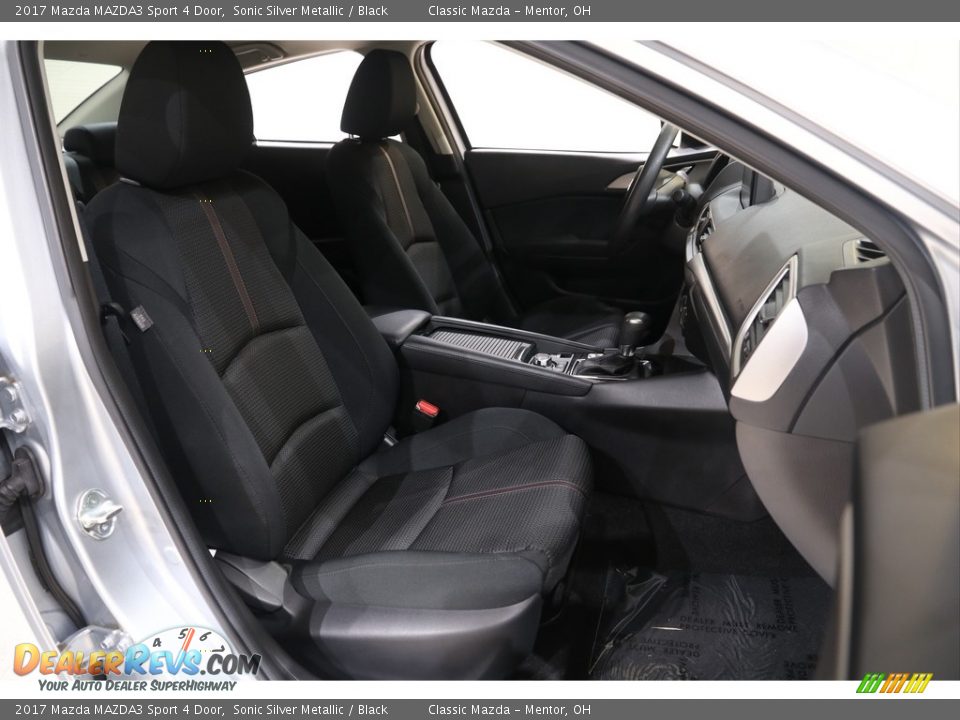 2017 Mazda MAZDA3 Sport 4 Door Sonic Silver Metallic / Black Photo #20