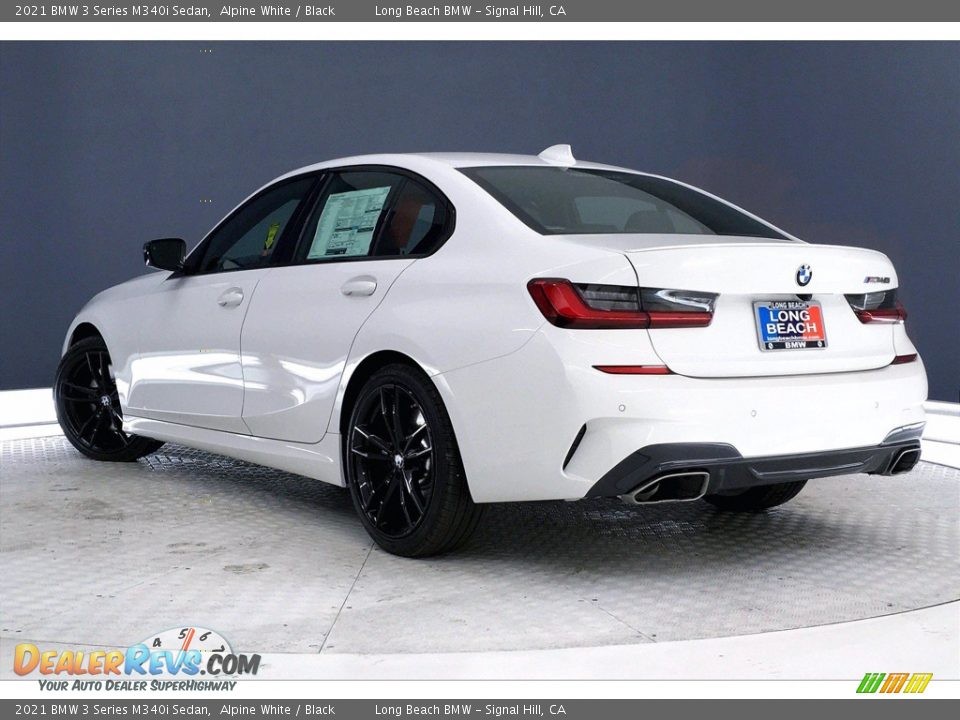 2021 BMW 3 Series M340i Sedan Alpine White / Black Photo #3