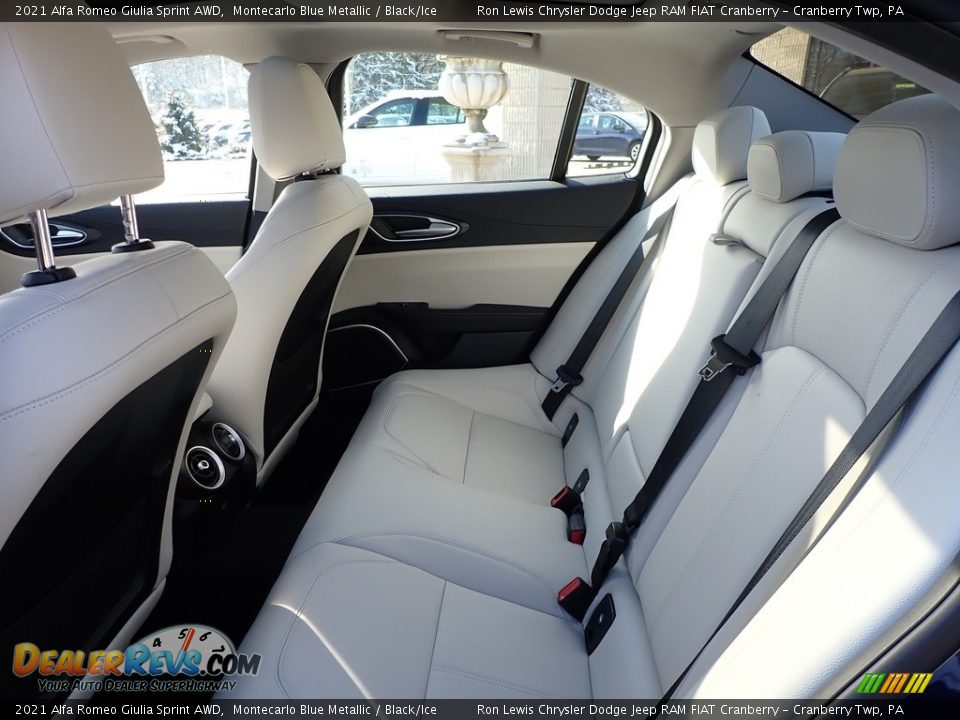 Rear Seat of 2021 Alfa Romeo Giulia Sprint AWD Photo #13