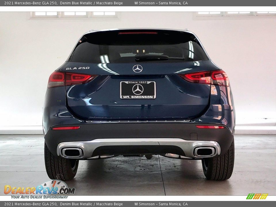2021 Mercedes-Benz GLA 250 Denim Blue Metallic / Macchiato Beige Photo #3