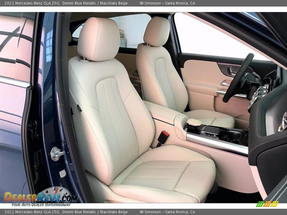 2021 Mercedes-Benz GLA 250 Denim Blue Metallic / Macchiato Beige Photo #5