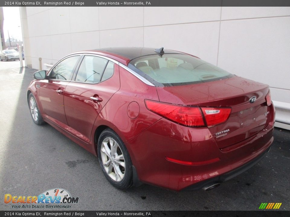 2014 Kia Optima EX Remington Red / Beige Photo #3