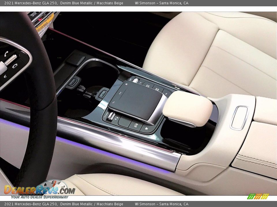 2021 Mercedes-Benz GLA 250 Denim Blue Metallic / Macchiato Beige Photo #7