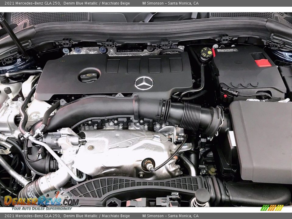 2021 Mercedes-Benz GLA 250 Denim Blue Metallic / Macchiato Beige Photo #8