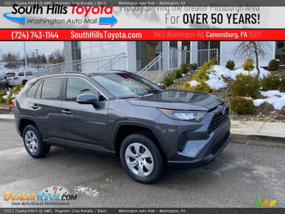 2021 Toyota RAV4 LE AWD Magnetic Gray Metallic / Black Photo #1