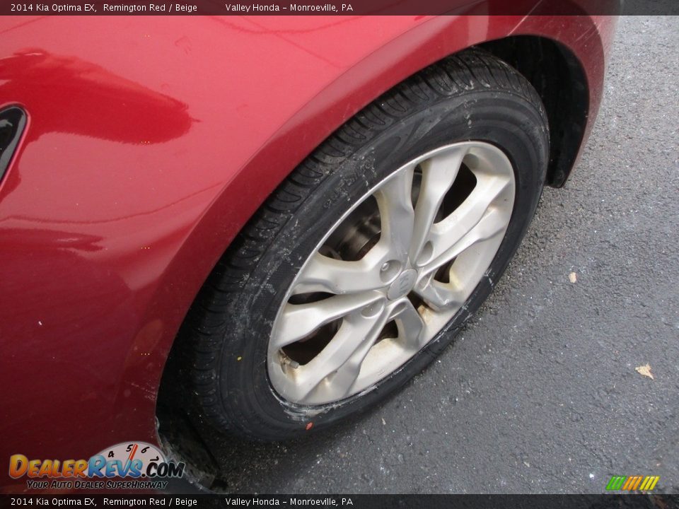 2014 Kia Optima EX Remington Red / Beige Photo #7