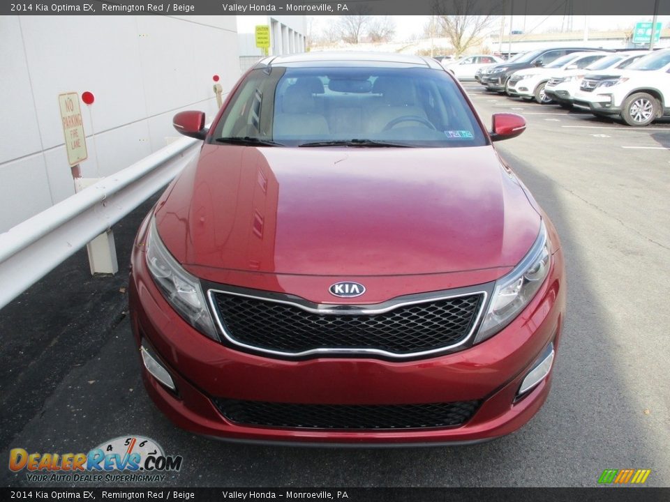 2014 Kia Optima EX Remington Red / Beige Photo #9