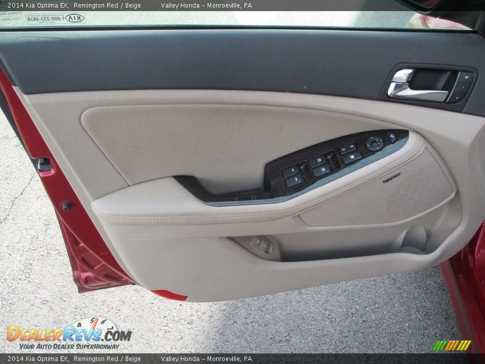 2014 Kia Optima EX Remington Red / Beige Photo #11