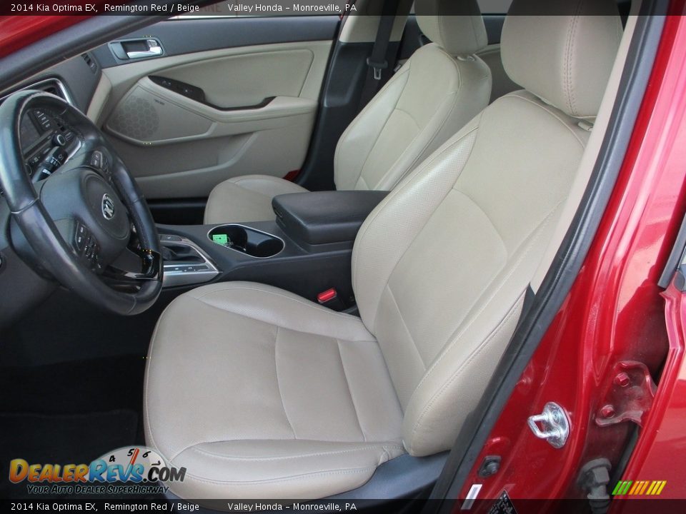 2014 Kia Optima EX Remington Red / Beige Photo #12