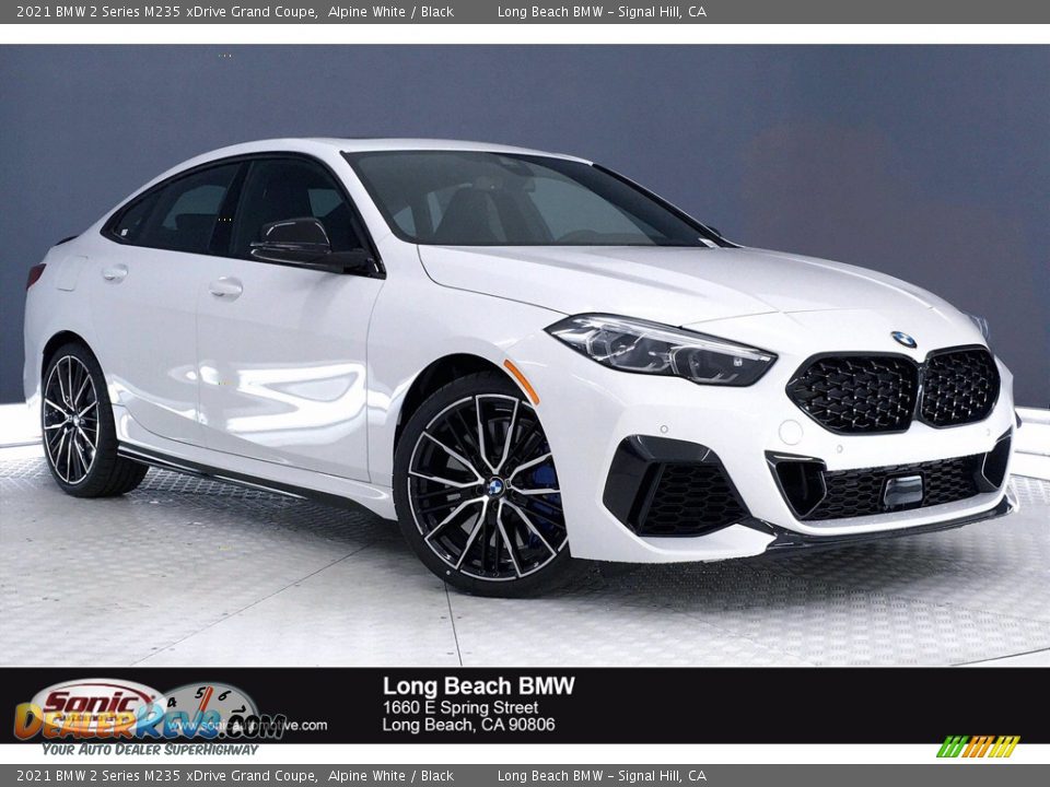 2021 BMW 2 Series M235 xDrive Grand Coupe Alpine White / Black Photo #1