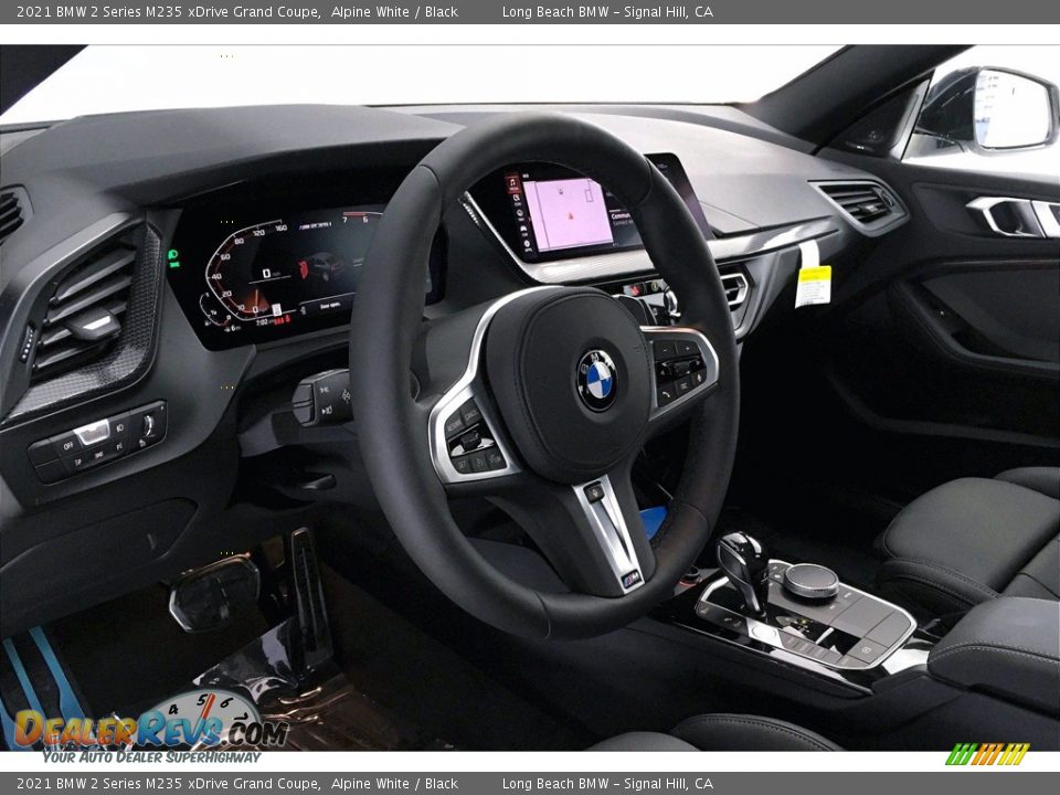 2021 BMW 2 Series M235 xDrive Grand Coupe Alpine White / Black Photo #7