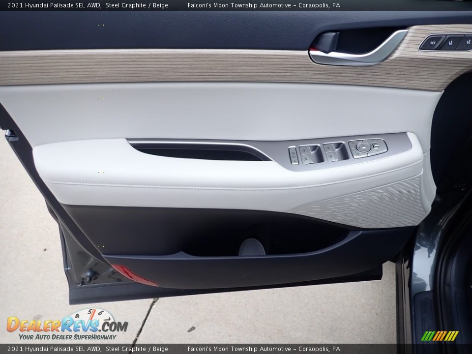 2021 Hyundai Palisade SEL AWD Steel Graphite / Beige Photo #11