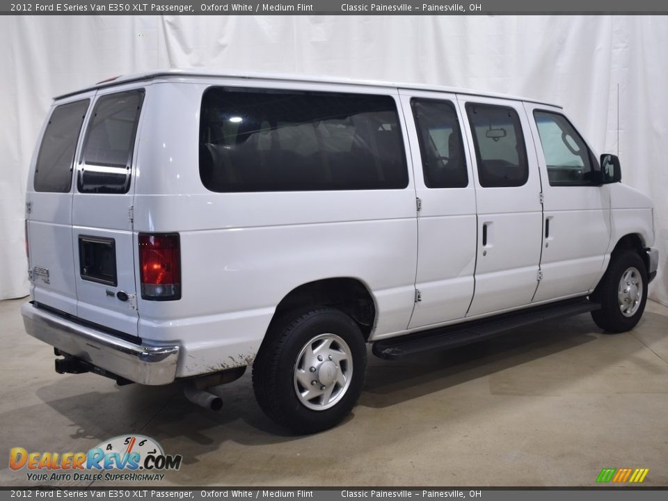 2012 Ford E Series Van E350 XLT Passenger Oxford White / Medium Flint Photo #2