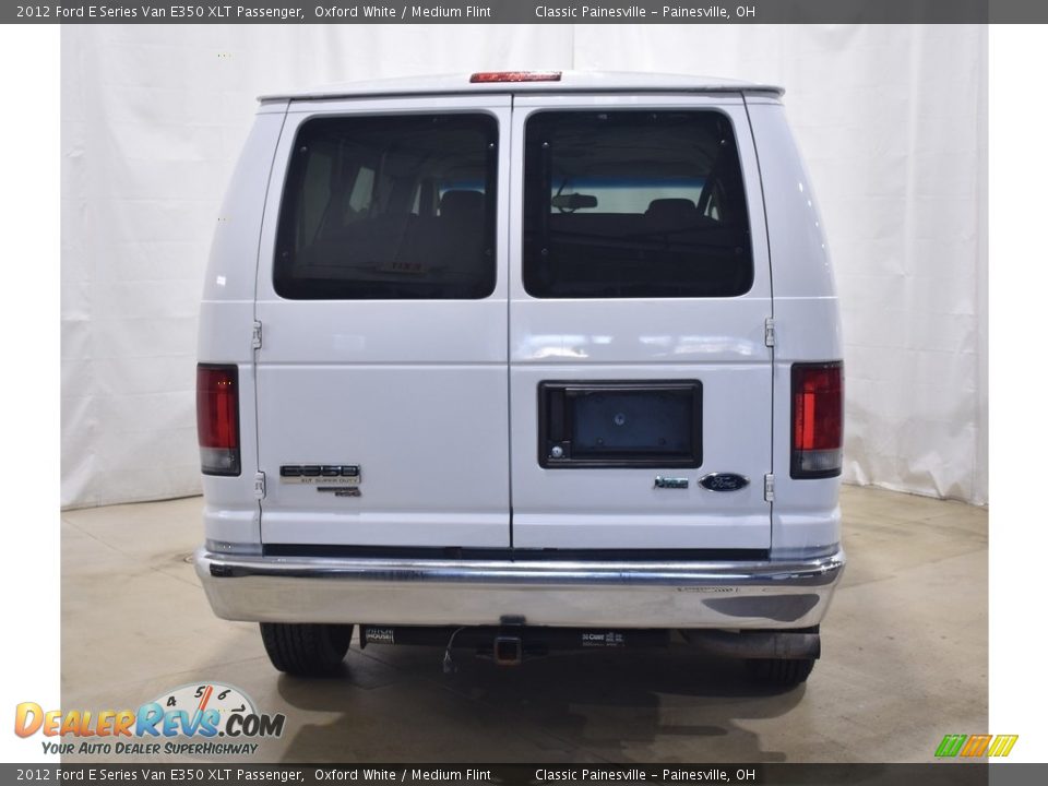 2012 Ford E Series Van E350 XLT Passenger Oxford White / Medium Flint Photo #3