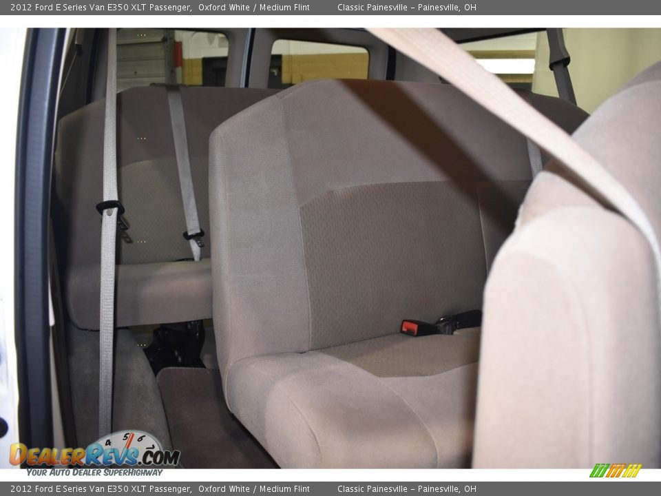 2012 Ford E Series Van E350 XLT Passenger Oxford White / Medium Flint Photo #9