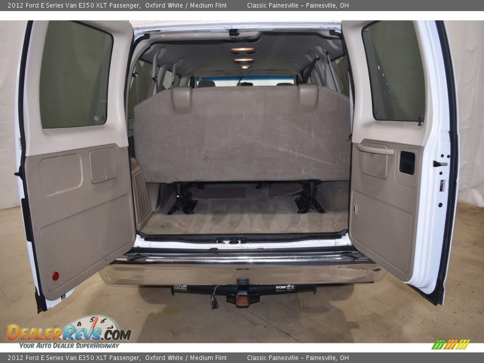 2012 Ford E Series Van E350 XLT Passenger Oxford White / Medium Flint Photo #11