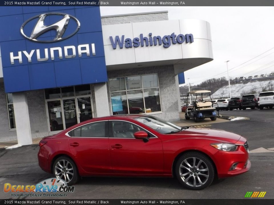 2015 Mazda Mazda6 Grand Touring Soul Red Metallic / Black Photo #2