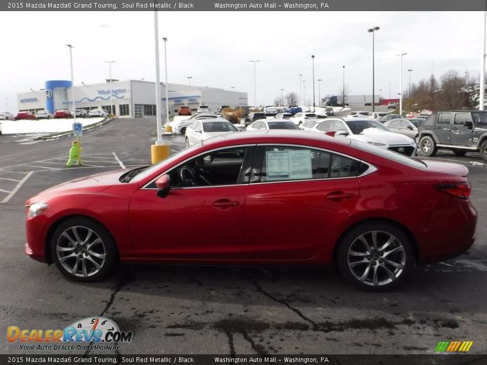 2015 Mazda Mazda6 Grand Touring Soul Red Metallic / Black Photo #7