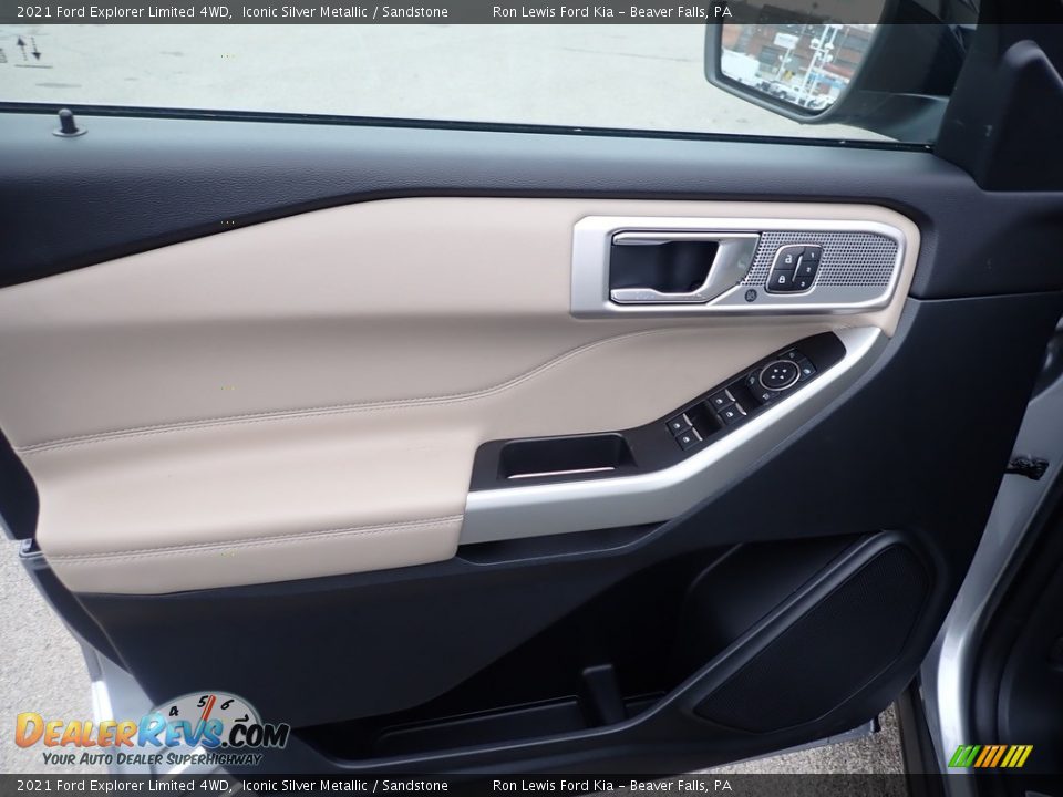 2021 Ford Explorer Limited 4WD Iconic Silver Metallic / Sandstone Photo #13