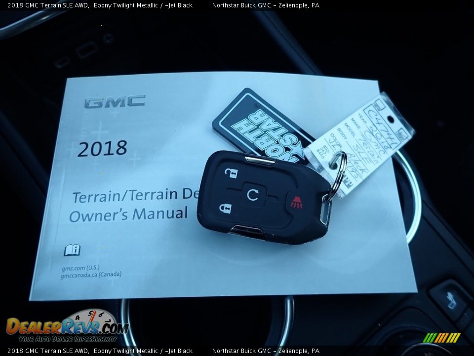 2018 GMC Terrain SLE AWD Ebony Twilight Metallic / ­Jet Black Photo #29