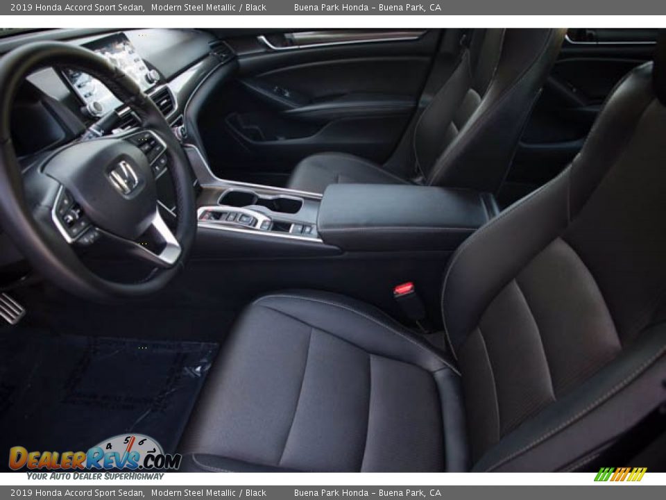 2019 Honda Accord Sport Sedan Modern Steel Metallic / Black Photo #3