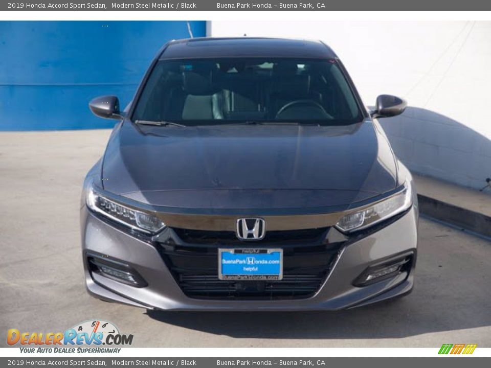 2019 Honda Accord Sport Sedan Modern Steel Metallic / Black Photo #7