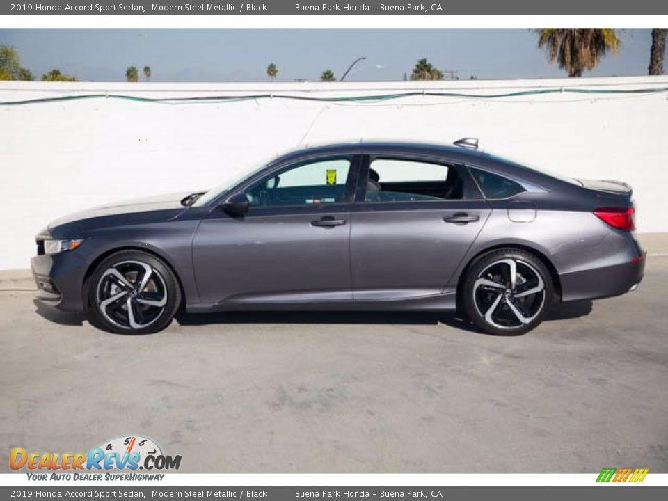 2019 Honda Accord Sport Sedan Modern Steel Metallic / Black Photo #8