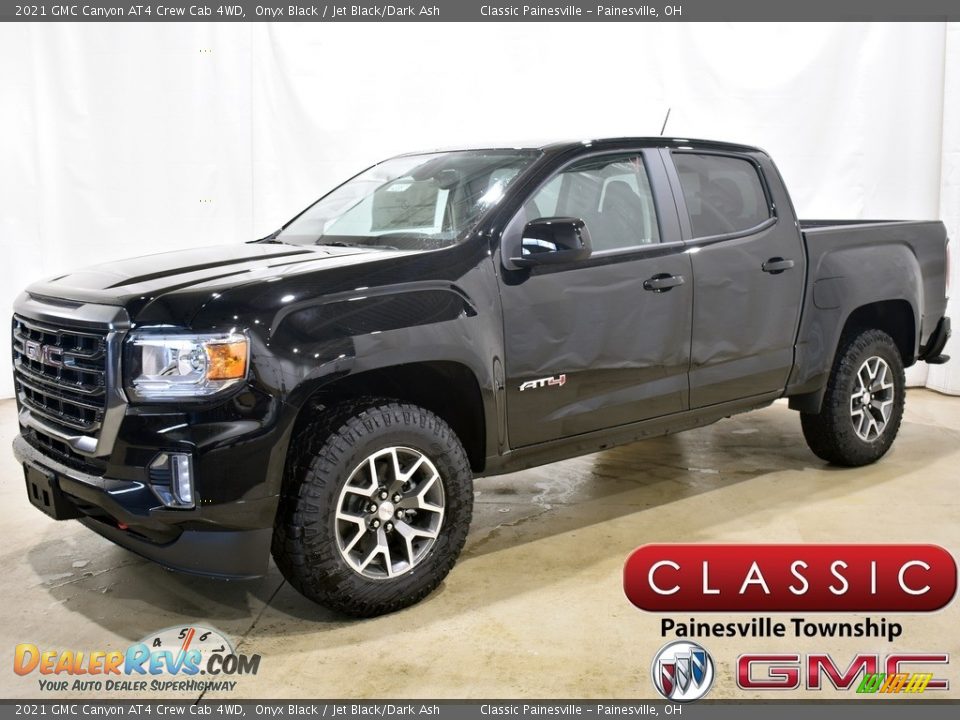 2021 GMC Canyon AT4 Crew Cab 4WD Onyx Black / Jet Black/Dark Ash Photo #1