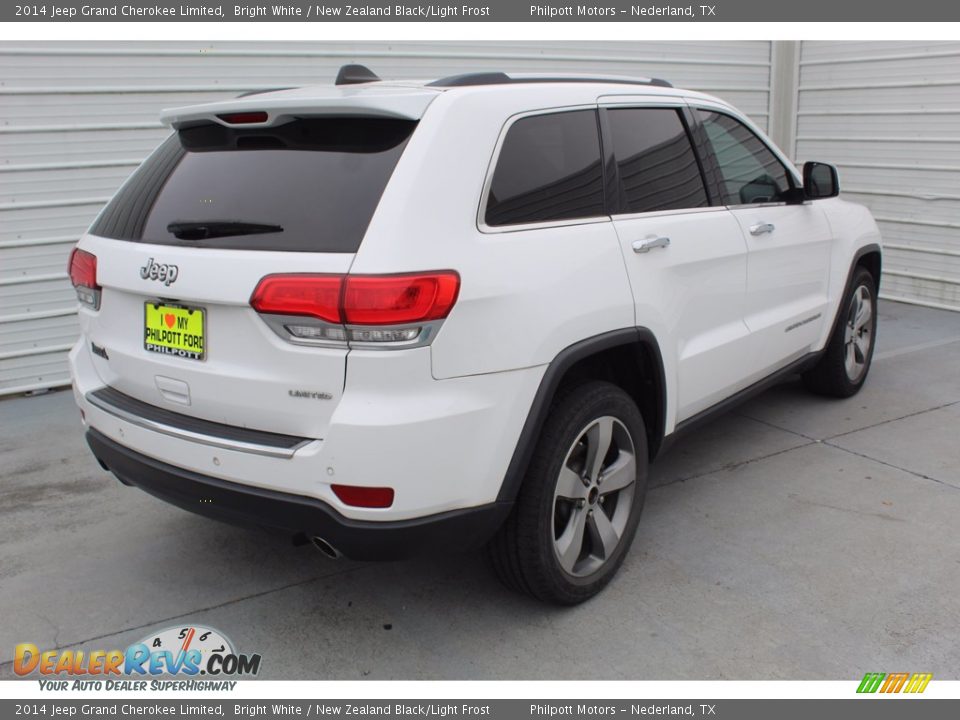 2014 Jeep Grand Cherokee Limited Bright White / New Zealand Black/Light Frost Photo #9