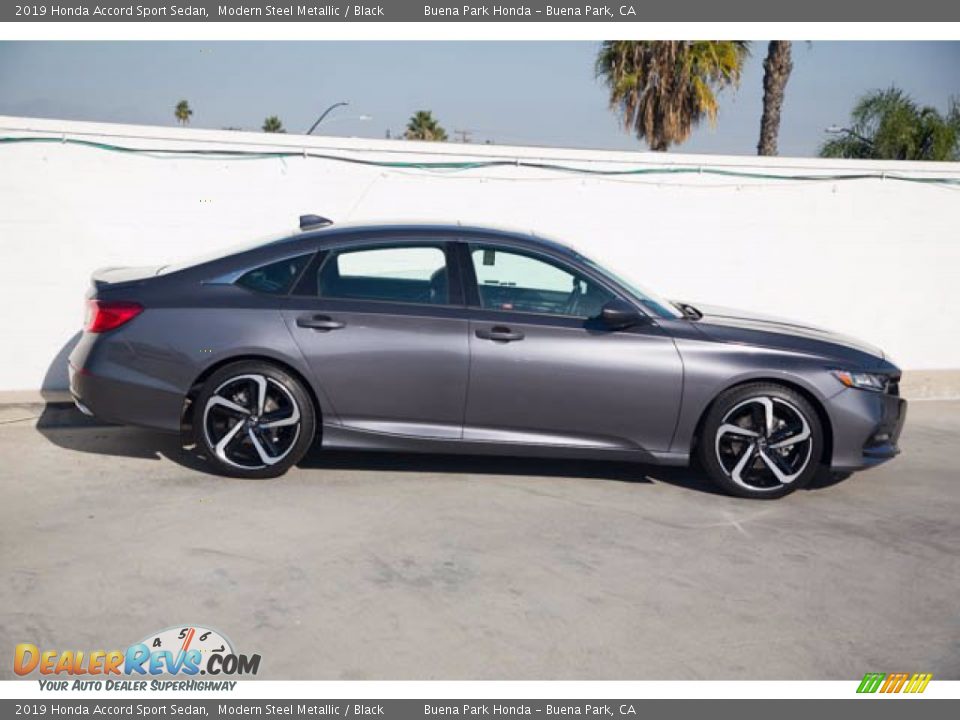 2019 Honda Accord Sport Sedan Modern Steel Metallic / Black Photo #12