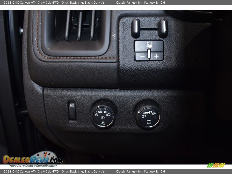 2021 GMC Canyon AT4 Crew Cab 4WD Onyx Black / Jet Black/Dark Ash Photo #9