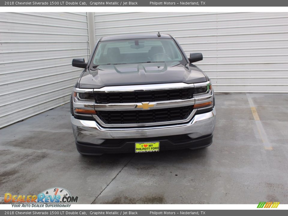 2018 Chevrolet Silverado 1500 LT Double Cab Graphite Metallic / Jet Black Photo #3