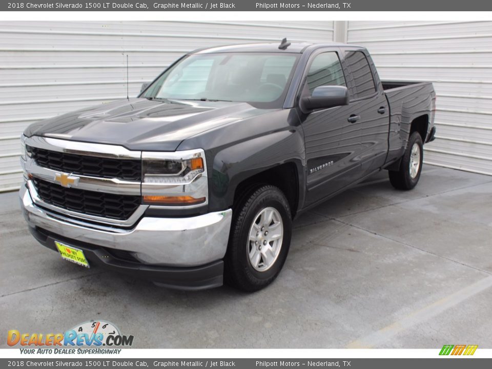 2018 Chevrolet Silverado 1500 LT Double Cab Graphite Metallic / Jet Black Photo #4