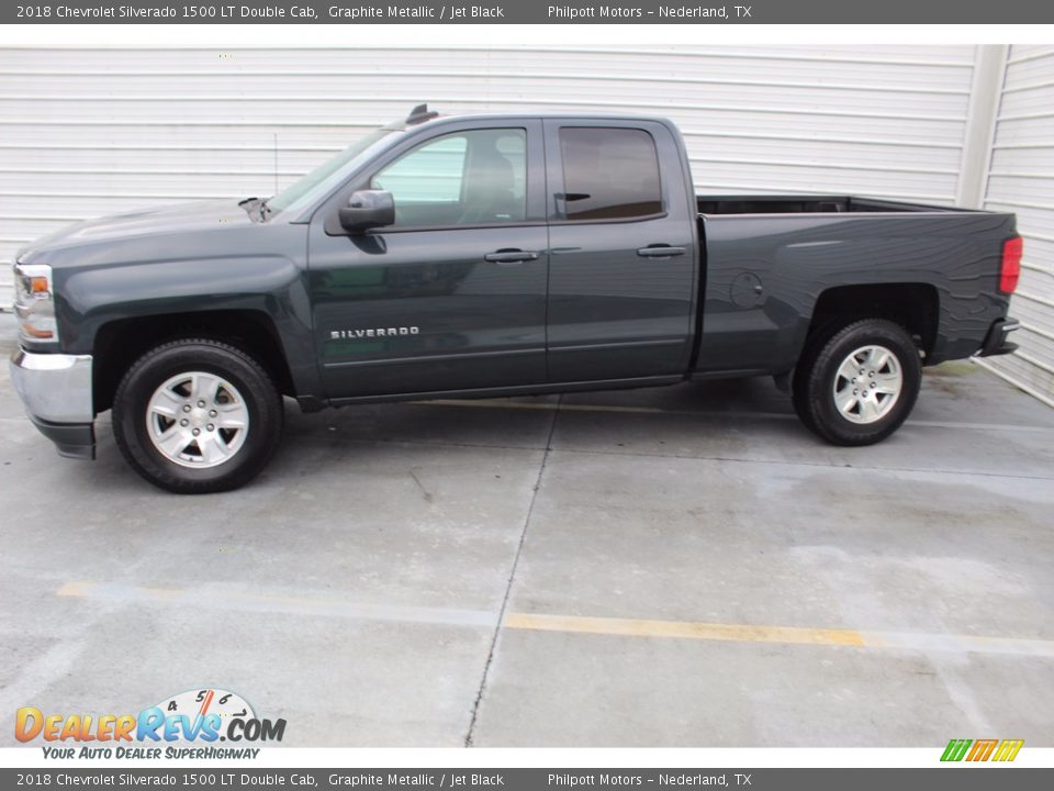 Graphite Metallic 2018 Chevrolet Silverado 1500 LT Double Cab Photo #5