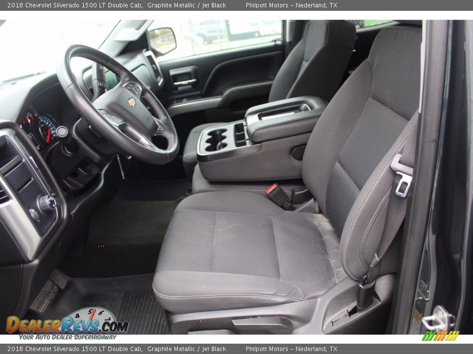 Front Seat of 2018 Chevrolet Silverado 1500 LT Double Cab Photo #13