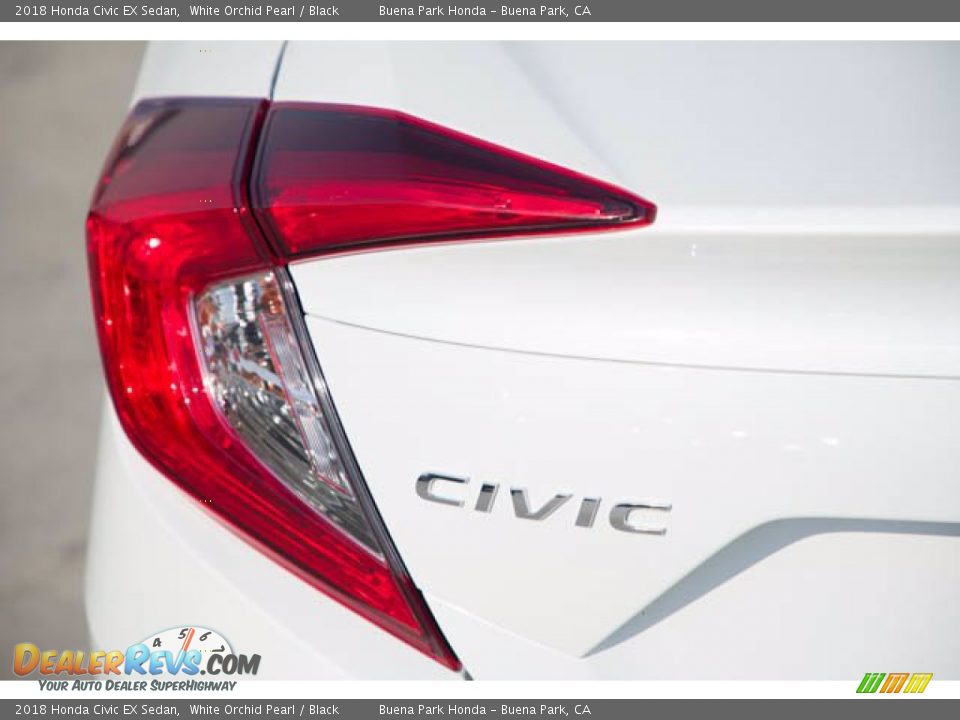 2018 Honda Civic EX Sedan White Orchid Pearl / Black Photo #12