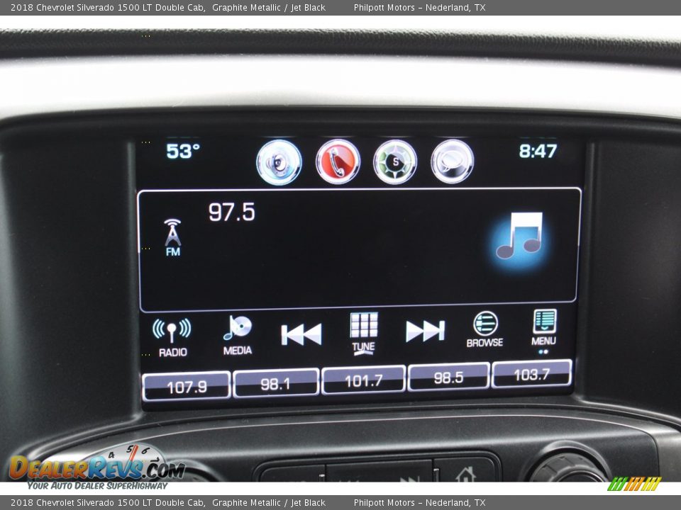 Controls of 2018 Chevrolet Silverado 1500 LT Double Cab Photo #18