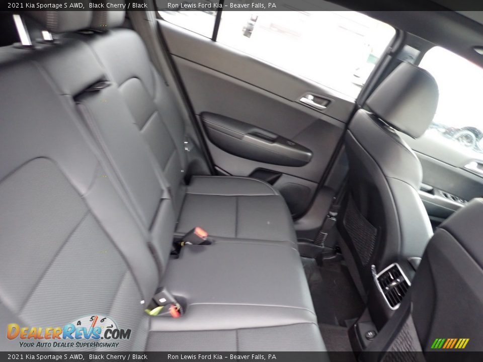 2021 Kia Sportage S AWD Black Cherry / Black Photo #9