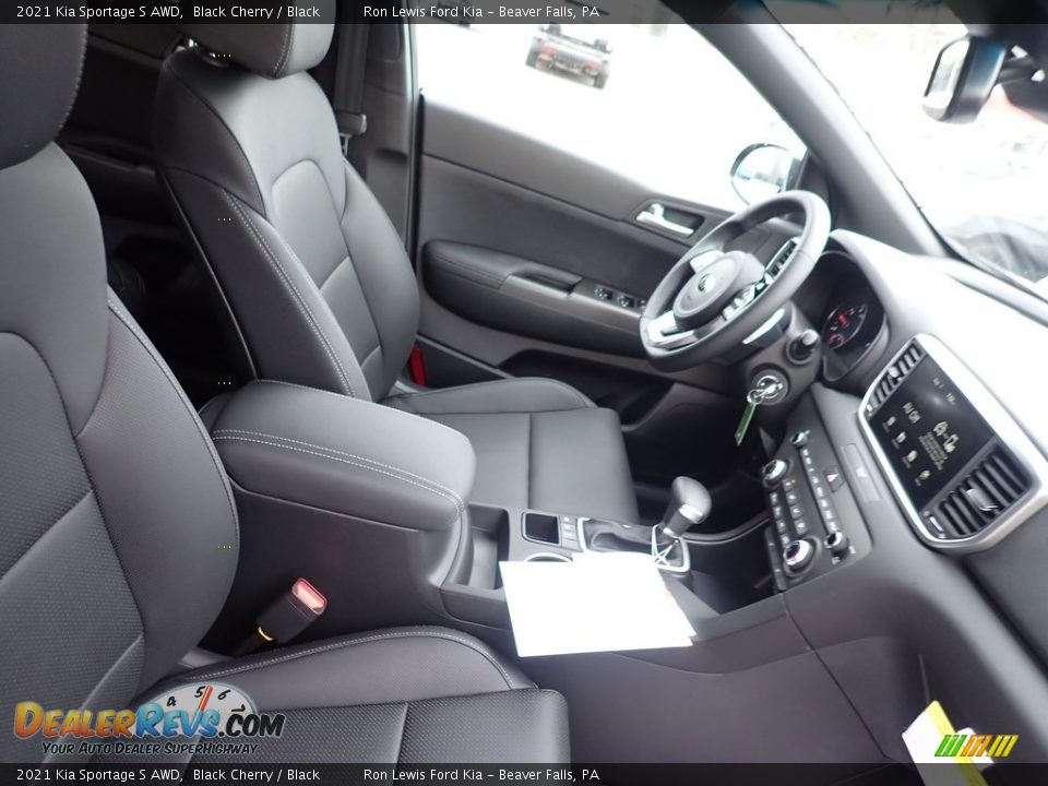 2021 Kia Sportage S AWD Black Cherry / Black Photo #10