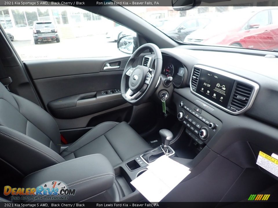 2021 Kia Sportage S AWD Black Cherry / Black Photo #11