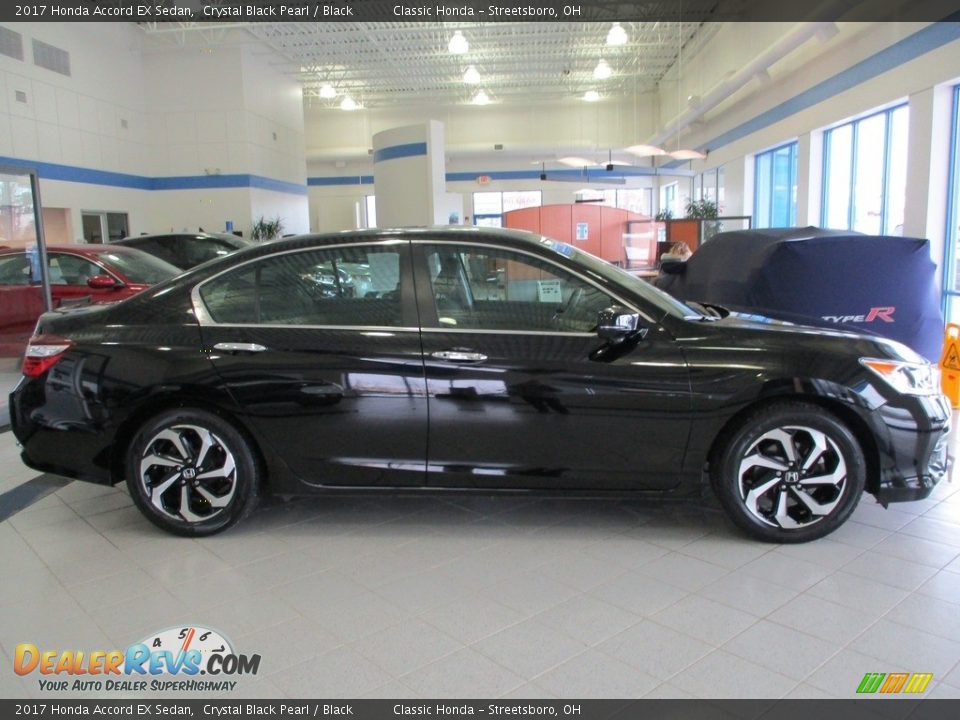 2017 Honda Accord EX Sedan Crystal Black Pearl / Black Photo #4