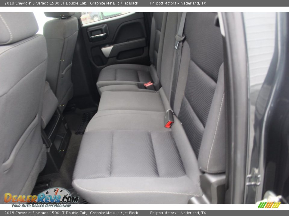 Rear Seat of 2018 Chevrolet Silverado 1500 LT Double Cab Photo #22