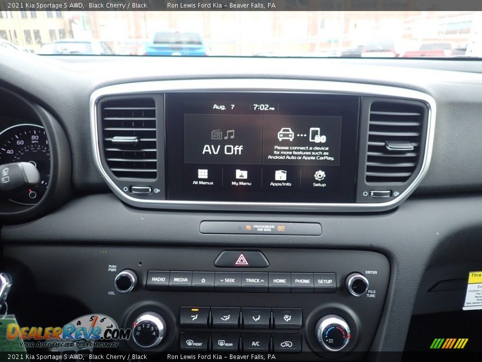 2021 Kia Sportage S AWD Black Cherry / Black Photo #16