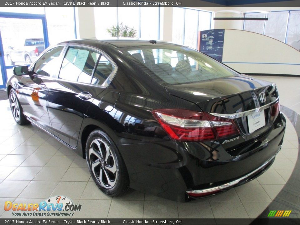 2017 Honda Accord EX Sedan Crystal Black Pearl / Black Photo #9