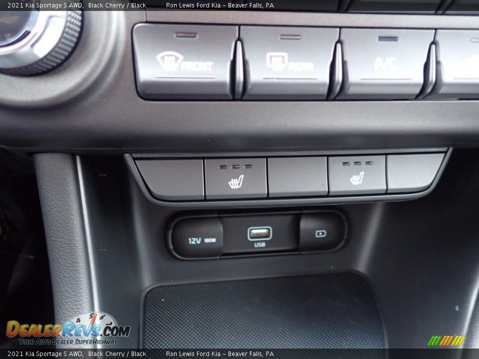 2021 Kia Sportage S AWD Black Cherry / Black Photo #18